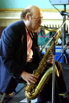 Danny Moss, Danny Moss Group, Brecon Jazz Festival, Powys, Wales, 2007. Creator: Brian O'Connor
