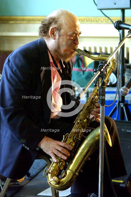 Danny Moss, Danny Moss Group, Brecon Jazz Festival, Powys, Wales, 2007. Creator: Brian O'Connor.
