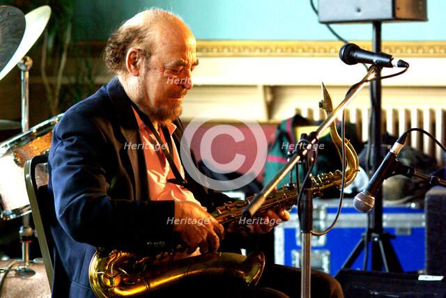 Danny Moss, Danny Moss Group, Brecon Jazz Festival, Powys, Wales, 2007. Creator: Brian O'Connor.