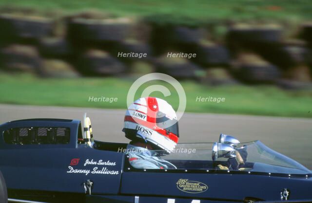 Danny Sullivan, 1998 Goodwood revival meeting. Artist: Unknown.