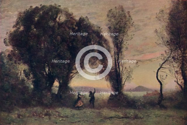 'Danse Des Bergers De Sorrente', (Dance of the Shepherds of Sorrento), 19th century, (1910). Artist: Jean-Baptiste-Camille Corot.