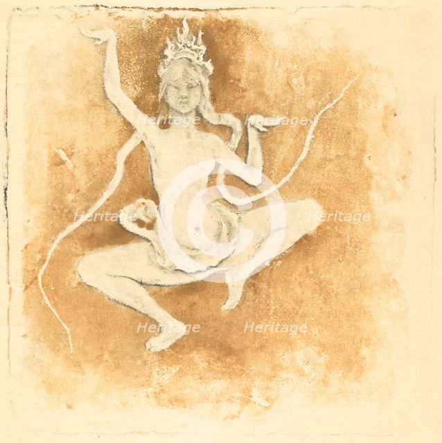 Danseuse Cobodgienne (Cambodian Dancer), 1897. Creator: Pierre Roche.