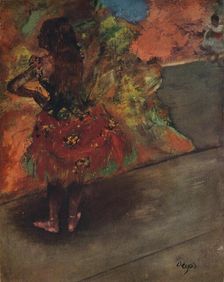 Danseuse: Jupe Rouge c1895. Artist: Edgar Degas