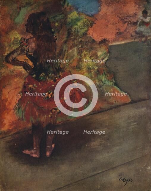 'Danseuse: Jupe Rouge', c1895. Artist: Edgar Degas.