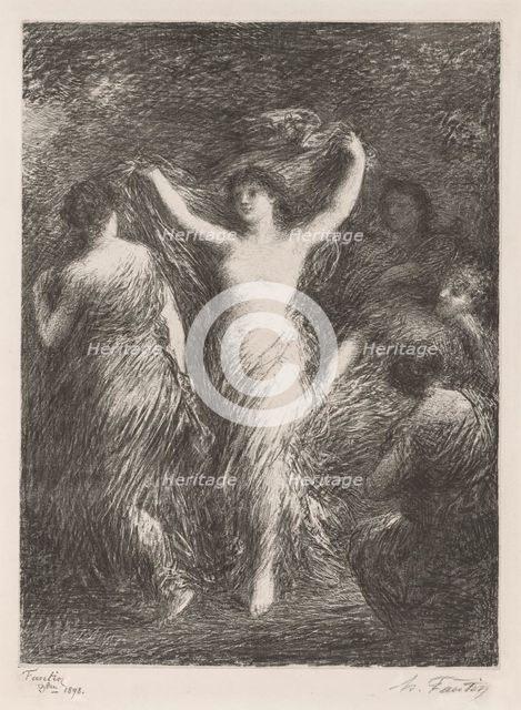 Danses, 1898. Creator: Henri Fantin-Latour (French, 1836-1904).