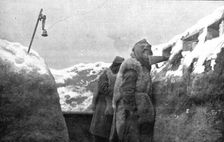 'Dans La Tranchee; La sonnette d'alarme 1915. Creator: Unknown
