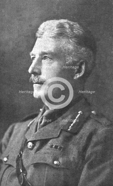 'Dans la Bataille; Le brigadier general Sandeman Cary, don’t M. Lloyd George devait dire a la...1918 Creator: Unknown.