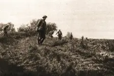Dans le bataille; les troupes americaines entrant dans le combat, le 4 juin 1918, au Nord..., 1918. Creator: Unknown