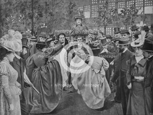 'Dans Le Jardin Du Moulin-Rouge', 1900. Artist: Unknown.