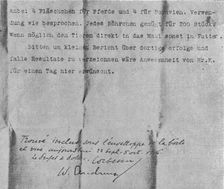 Dans le jardin d'une legation allemande. Explosifs et cultures de microbes; note a la..., 1916. Creator: Unknown