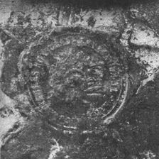 Dans le jardin d'une legation allemande. Explosifs et cultures de microbes; un des cachets..., 1916 Creator: Unknown