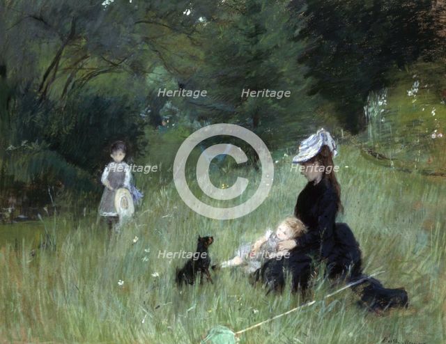 Dans le parc, c. 1874.