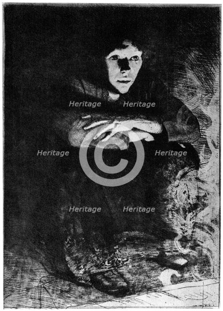 'Dans les Cendres', c1870-1930 (1924). Artist: Paul Albert Besnard