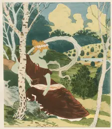 Dans les Bois, 1899. Creator: Eugène Grasset (French, 1841-1917); Imprimerie Champenois