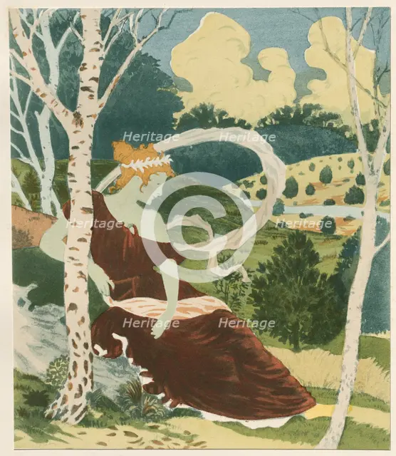 Dans les Bois, 1899. Creator: Eugène Grasset (French, 1841-1917); Imprimerie Champenois.