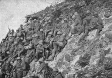 Dans les forts reconquis de Douaumont et de Vaux; ce qui restait, le 25 octobre, de..., 1916. Creator: Unknown