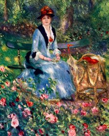Dans Les Roses 1882, (1929). Artist: Pierre-Auguste Renoir