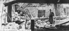 Dans Neuville-Saint-Vaast; Nous avions penetre, le 9 mai, dans Neuville 1915. Creator: Unknown