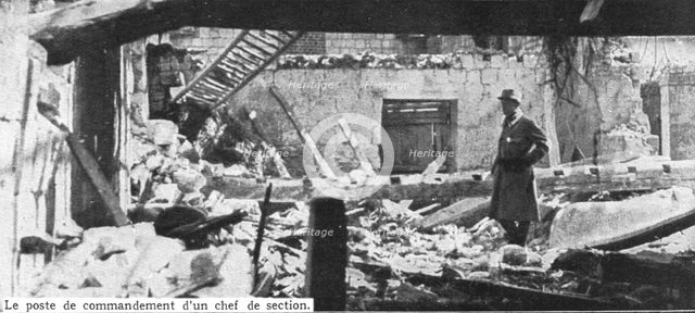 'Dans Neuville-Saint-Vaast; Nous avions penetre, le 9 mai, dans Neuville', 1915. Creator: Unknown.