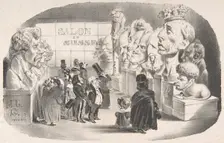 Dantanorama Museum, 1835. Creators: Jean Ignace Isidore Gerard, Lependry, Charles Ramelet