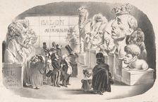 Dantanorama Museum, 1835. Creators: Jean Ignace Isidore Gerard, Lependry, Charles Ramelet