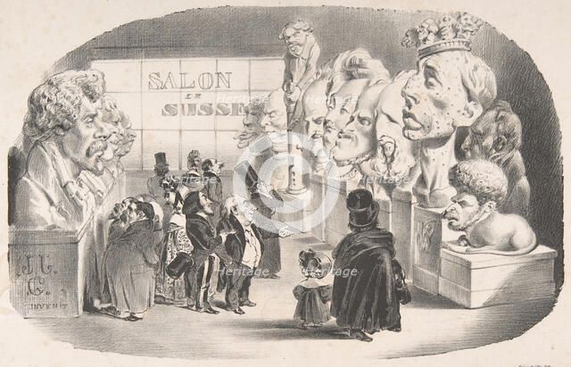 Dantanorama Museum, 1835. Creators: Jean Ignace Isidore Gerard, Lependry, Charles Ramelet.