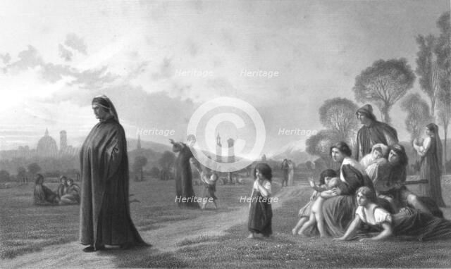 Dante, (19th century). Artist: Unknown.