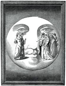 Dante and Beatrice transported to the moon, 16th century (1870)