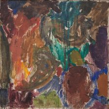 Dante and Vergil in the Underworld;Study after a painting by Delacroix, 1894-1932. Creator: Edvard Weie