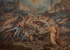 Dante and Virgil in the Second Circle of Hell, 1823. Creator: Koch, Joseph Anton (1768-1839)