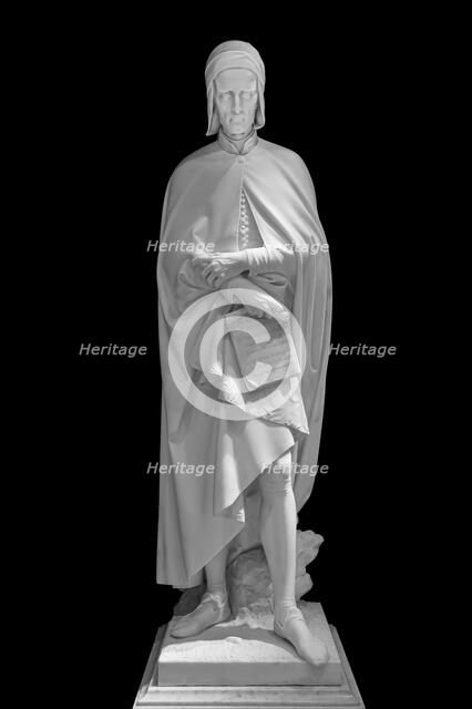 Dante Alighieri (1265-1321), 1872. Creator: Vela, Vincenzo (1820-1891).