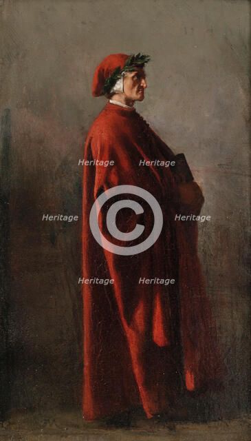 Dante Alighieri (1265-1321). Creator: Meissonier, Ernest Jean Louis (1815-1891).