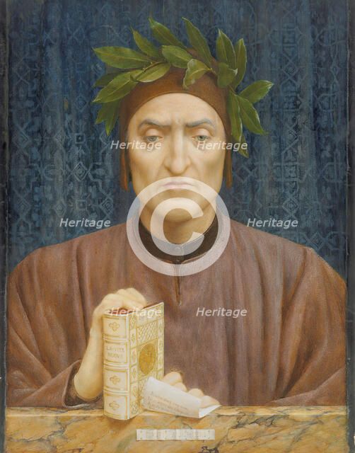 Dante Alighieri (1265-1321). Creator: Holiday, Henry (1839-1927).