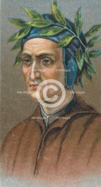 Dante Alighieri (1265-1321), Italian Florentine poet, 1924. Artist: Unknown