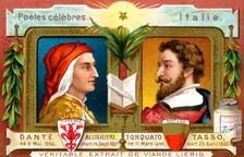Dante Allighieri and Torquato Tasso, c1900