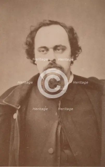 Dante Gabriel Rossetti, 1860s. Creator: Unknown.