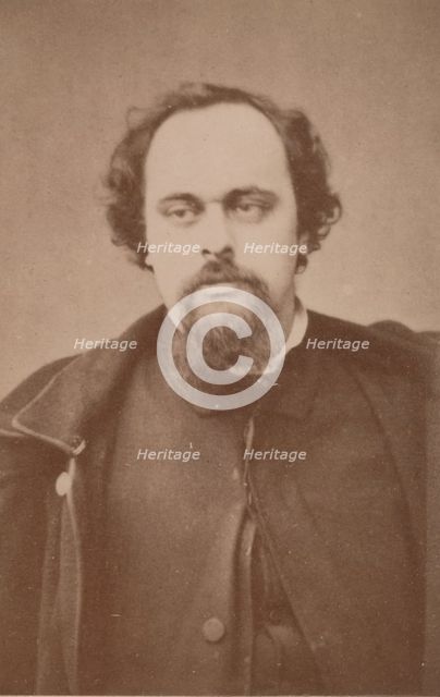 Dante Gabriel Rossetti, 1860s. Creator: Unknown.