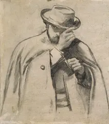 Dante Gabriel Rossetti, c1860s. Artist: Charles Samuel Keene
