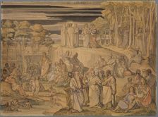 Dante in Limbo, or the abode of good souls, but not baptized people..., 1831. Creator: Johann Anton Ramboux