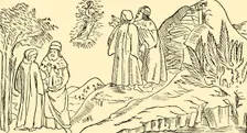 Dante in Purgatory Sees The Vision of Beatrice c1930. Creator: Unknown