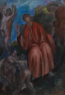 Dante. Prophets, Opus I, 1912. Creator: Jens Adolf Emil Jerichau