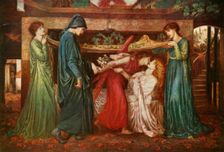 Dante's Dream 1871, (c1912). Artist: Dante Gabriel Rossetti