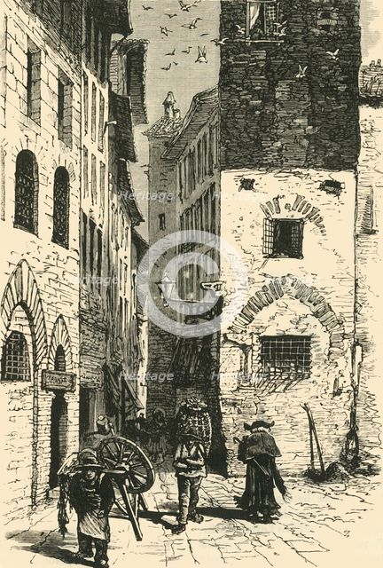 'Dante's House, Florence', 1890.   Creator: Unknown.