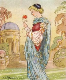 Dante's Beatrice, (1266-1290), 1937. Artist: Alexander K MacDonald