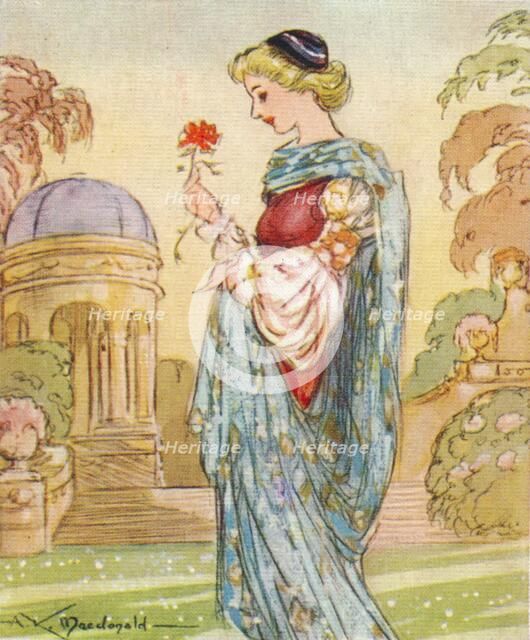 Dante's Beatrice,  (1266-1290), 1937. Artist: Alexander K MacDonald