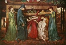Dante's Dream 1871, (c1912). Artist: Dante Gabriel Rossetti