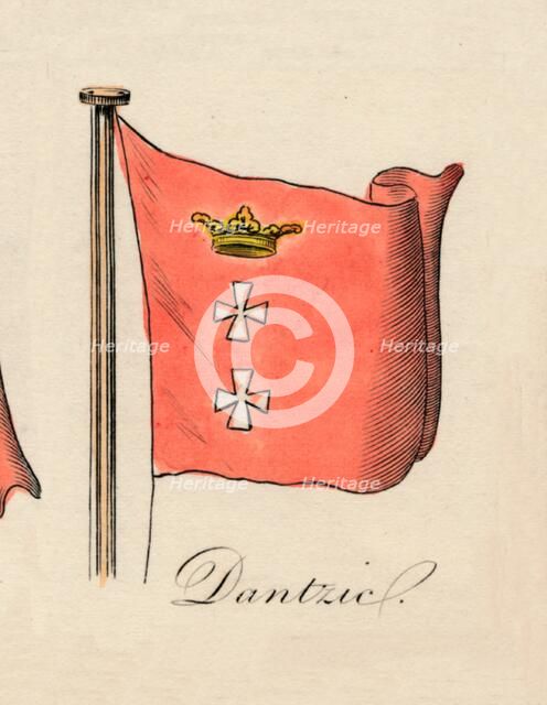 'Dantzic', 1838. Artist: Unknown.