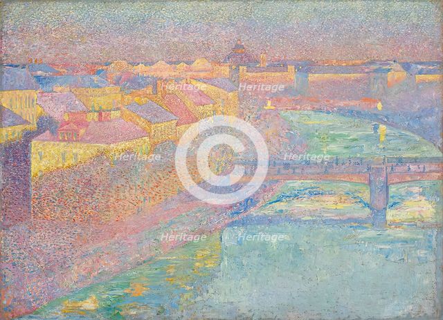 Danube lands in summer, 1903. Creator: Franz Jaschke.