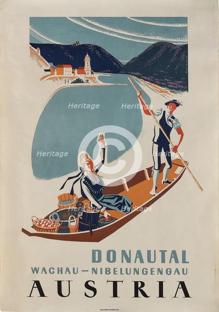 Danube Valley - Austria, 1930s. Creator: Roller, Alfred (1864-1935).