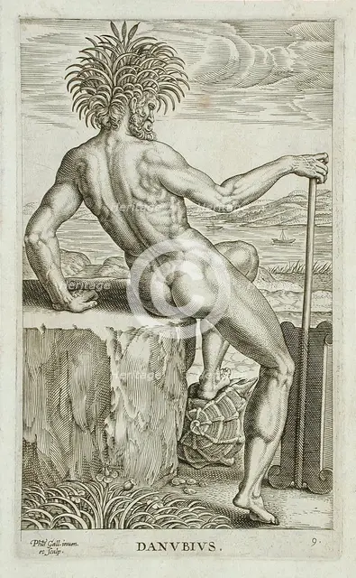 Danubius, 1586. Creator: Philip Galle.